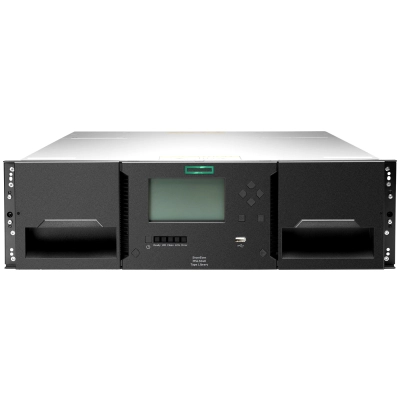 Ленточная библиотека HPE MSL3040 Scalable Base Module Q6Q62C (+HPE StoreEver MSL LTO-8 Ultrium 30750 FC Drive Upgrade Kit Q6Q67A, HPE C13 - C14 WW 250V 10Amp 2.5m Jumper Cord)
