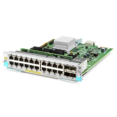 Модуль HPE Aruba Networking 20?port 10/100/1000BASE?T PoE+/4?port 1G/10GbE SFP+ MACsec v3 zl2 Module (J9990A)