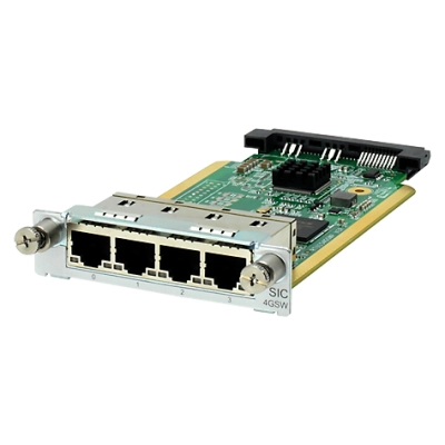 Модуль HPE MSR 4-port Gig-T Switch SIC Module (JG739A)
