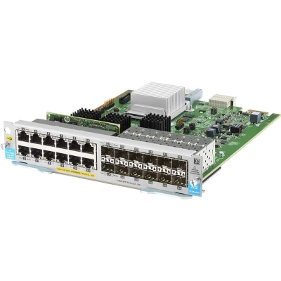 Модуль HPE Aruba Networking 12?port 10/100/1000BASE?T PoE+/12?port 1GbE SFP MACsec v3 zl2 Module (J9989A)