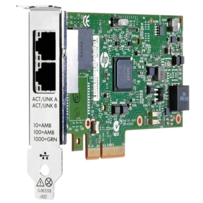 Сетевой адаптер HPE Ethernet 1Gb 2-port BASE-T BCM5720 Adapter (615732-B21)