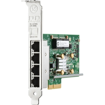 Сетевой адаптер HPE Ethernet 1Gb 4-port BASE-T BCM5719 Adapter (647594-B21)