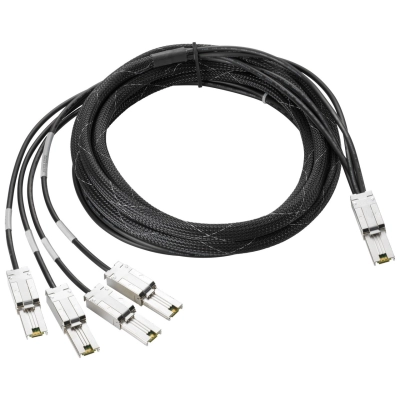 Кабель HPE StoreEver 4m External Mini-SAS to 4x1 Mini-SAS Cable (AN976A)